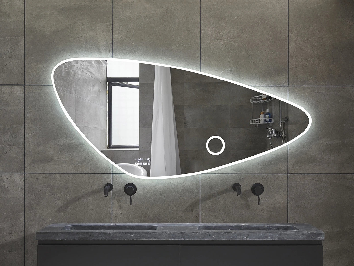 LED Badkamerspiegel - Bluetooth en speakers - Catina