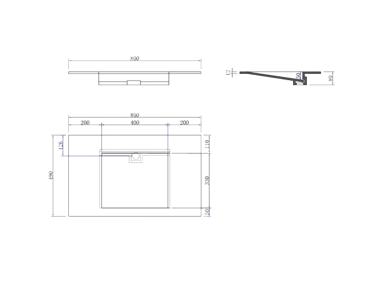 Built-in washbasin - Solid surface - Sheila