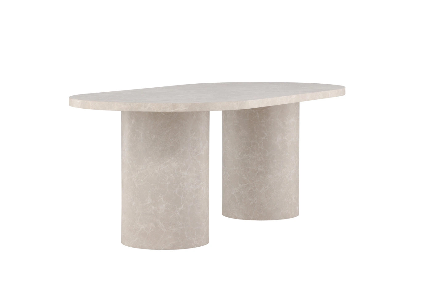 Fjôrd Dining table Narvik 100x200cm Beige Marble look