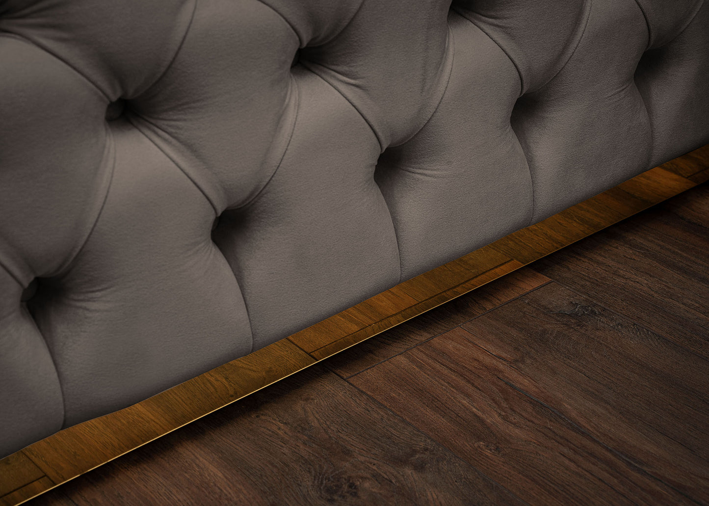 Luxus Bett mit Bettkasten XXL in Velours Plaza
