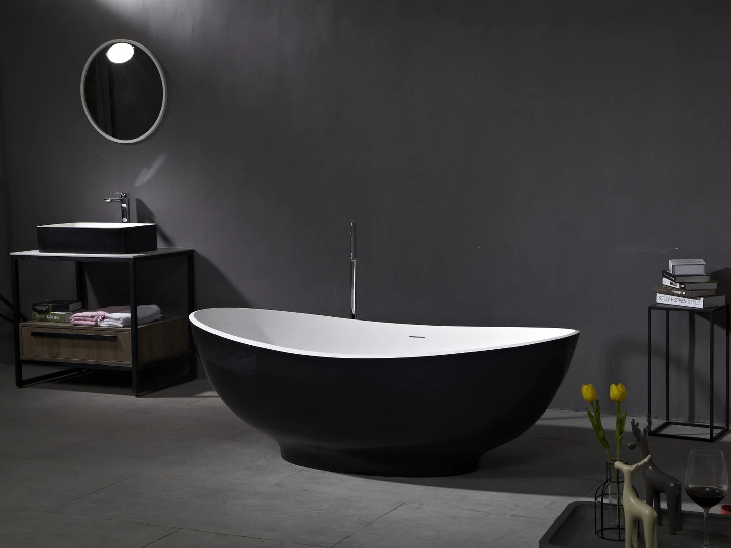 Vrijstaand bad - Solid surface - Dace