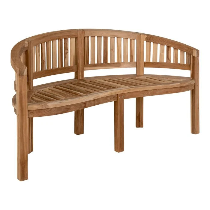 Boca Banan Bank - Natuurlijk, Teak, 150x60x85 cm