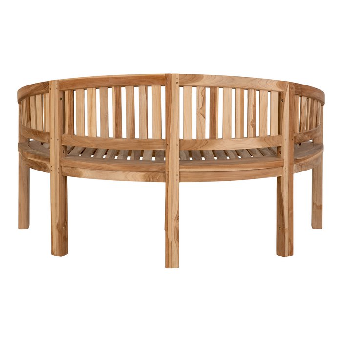 Boca Banan Bank - Natuurlijk, Teak, 150x60x85 cm