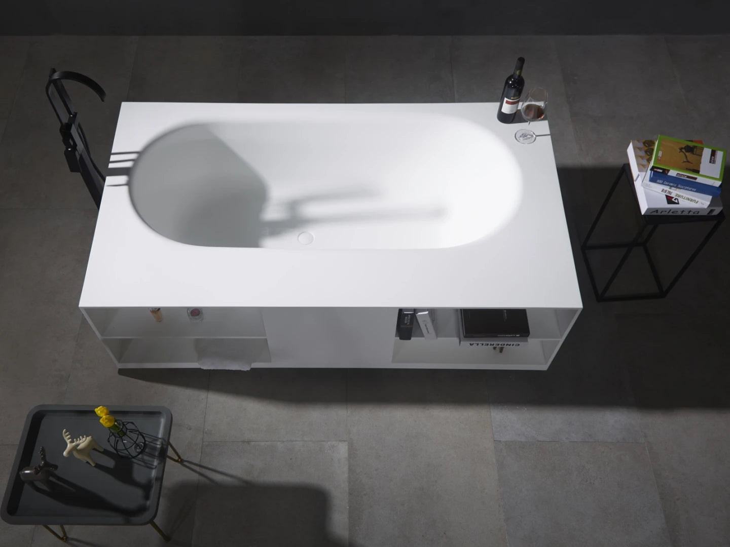 Vrijstaand bad - Solid surface - Felix