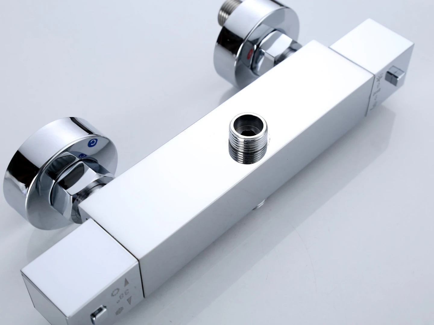 Thermostatic surface-mounted rain shower set - Cynthia