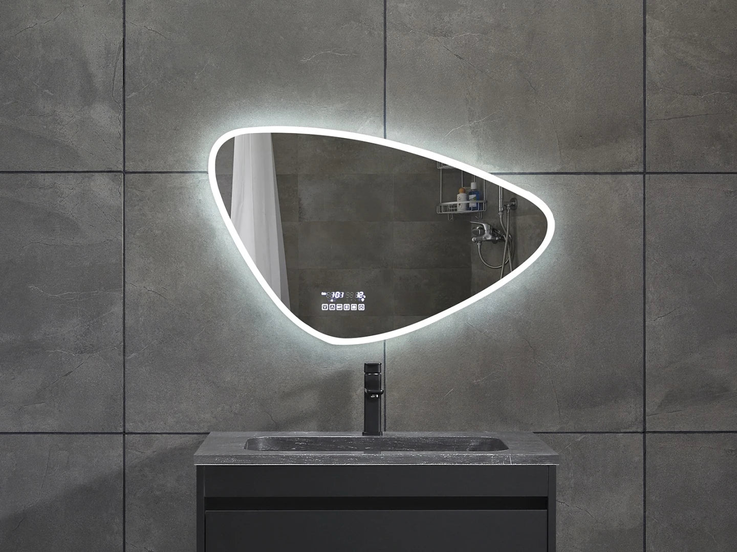 LED Badkamerspiegel - Bluetooth en speakers - Catina