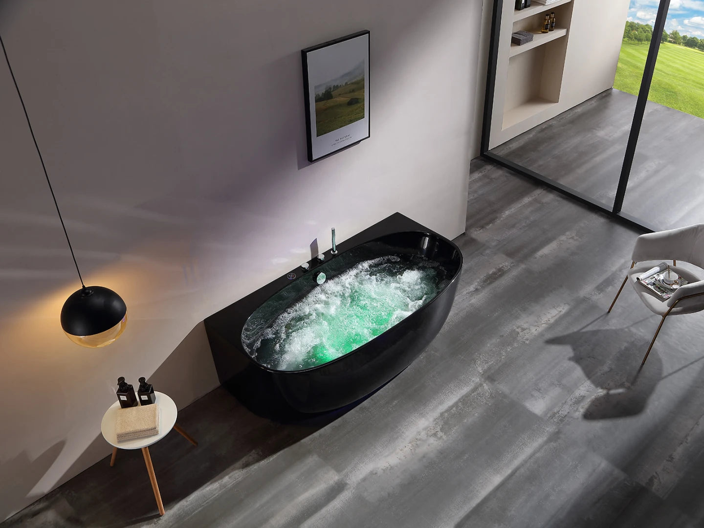 Opbouw massagebad - Borra