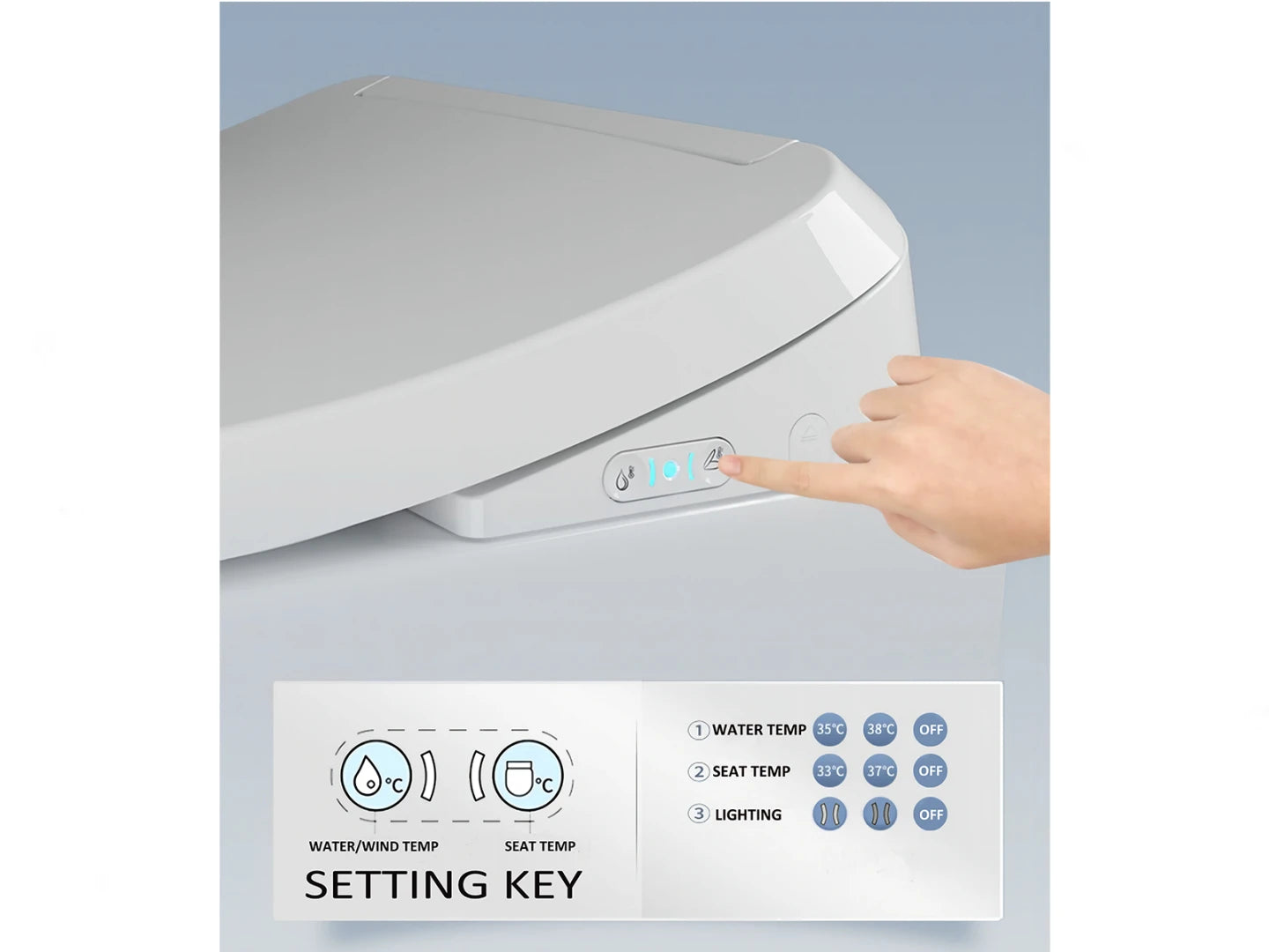 Hangend rimless toilet - Bidet - Portland