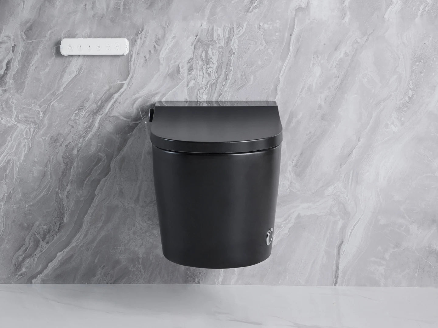 Hangend rimless toilet met reservoir - Bidet - Oakland