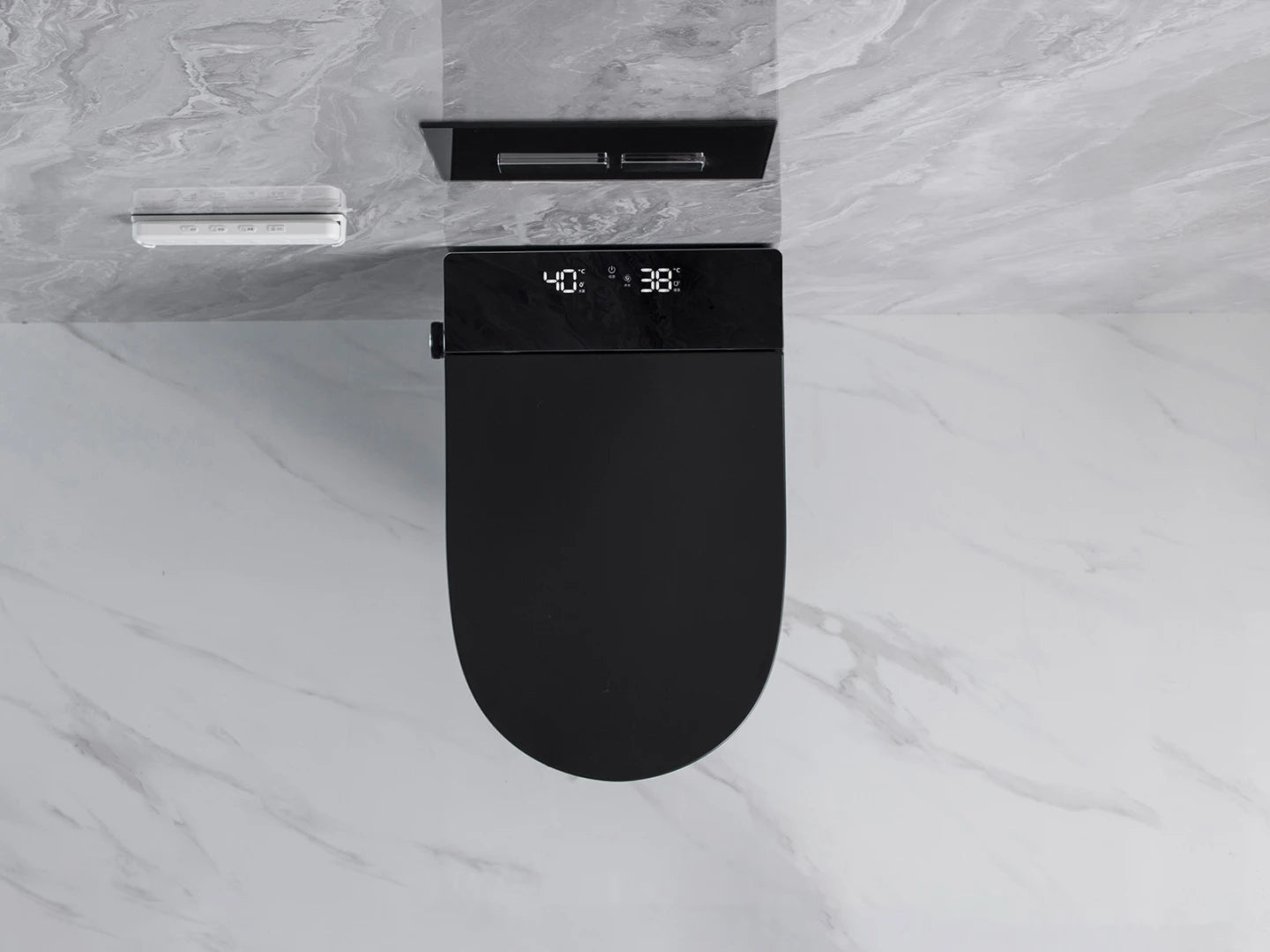 Hangend rimless toilet met reservoir - Bidet - Oakland