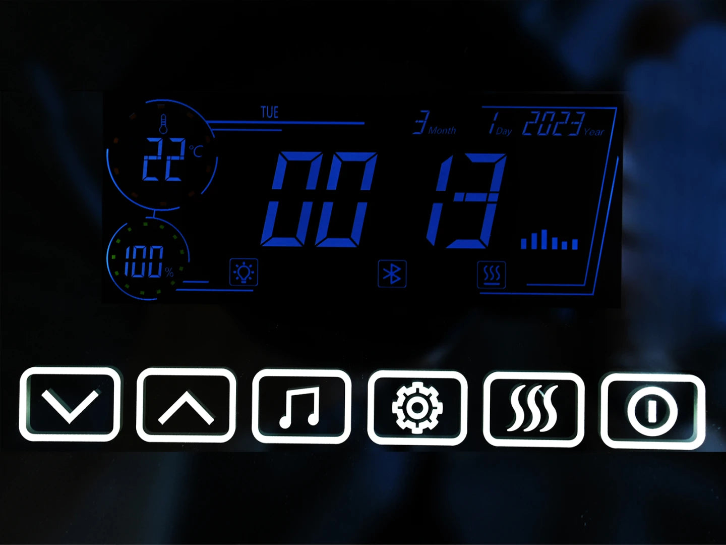 LED Badkamerspiegel - Bluetooth - Yade