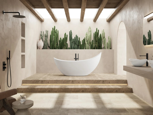 Freestanding bath - Solid surface - Jules