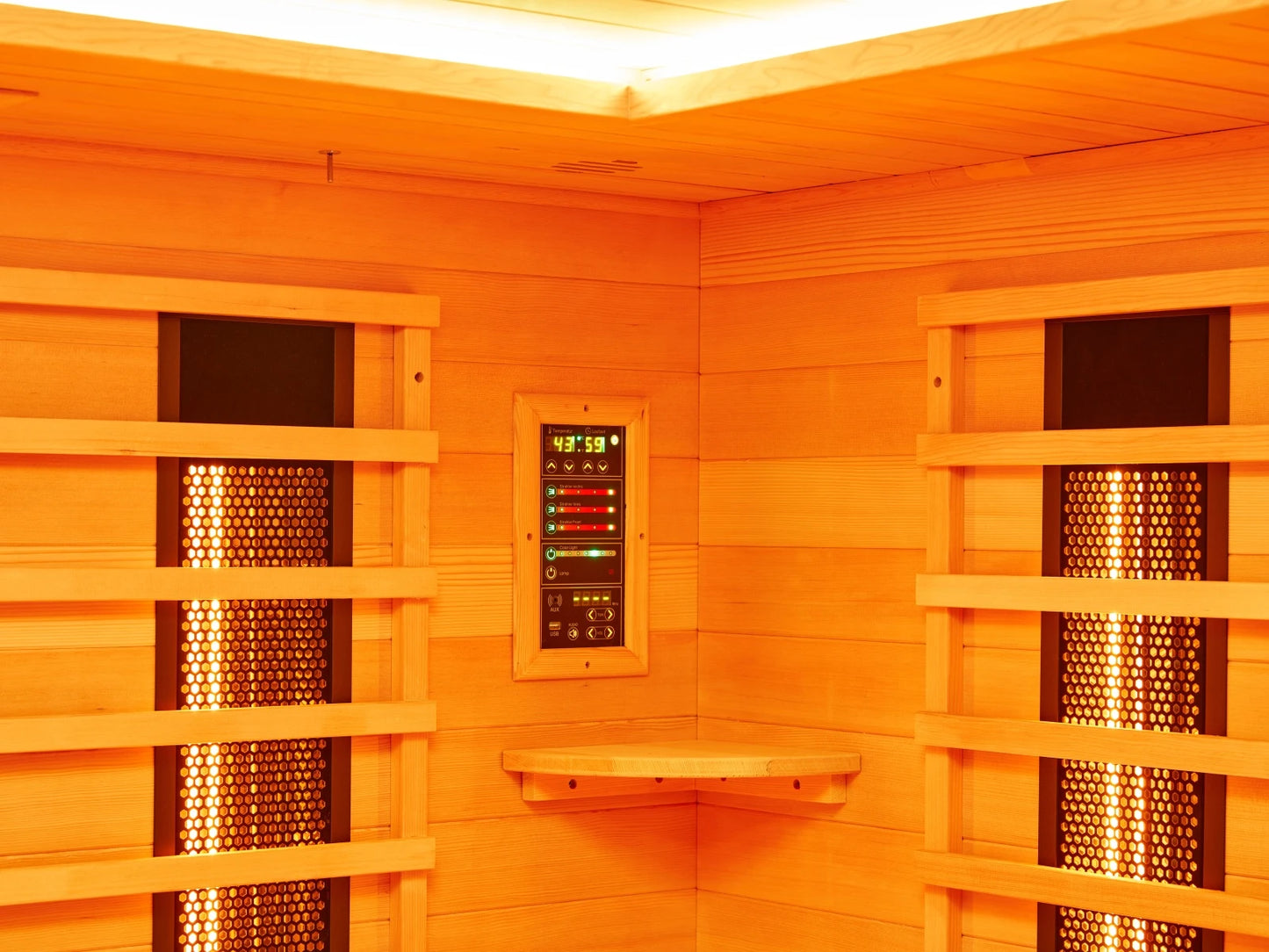 Sauna met infrarood stralers - John