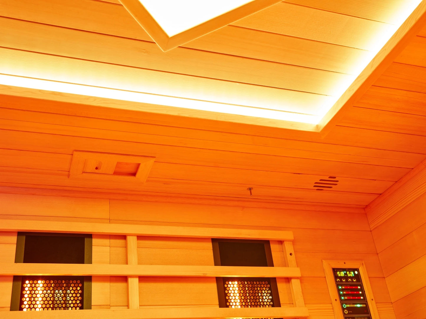Sauna met infrarood stralers - John