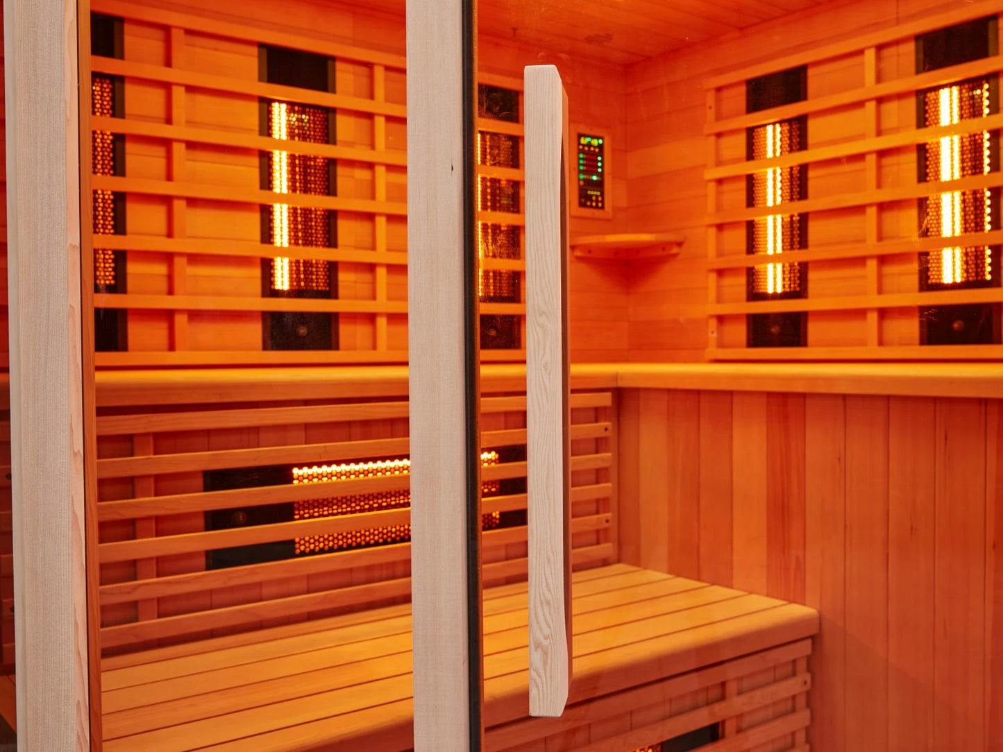 Sauna met infrarood stralers - John