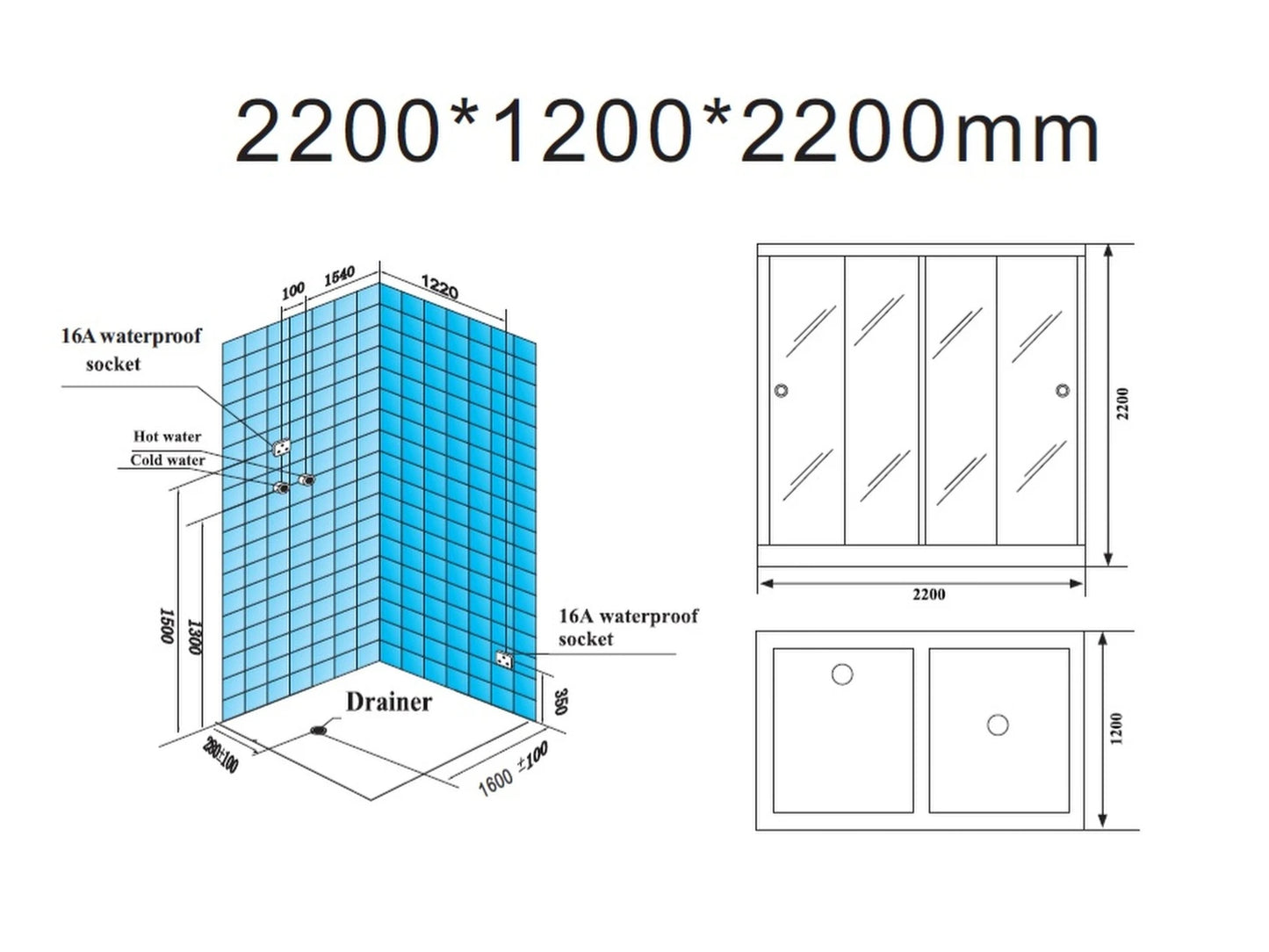 Buhar kabinli sauna - Sol model - Pico