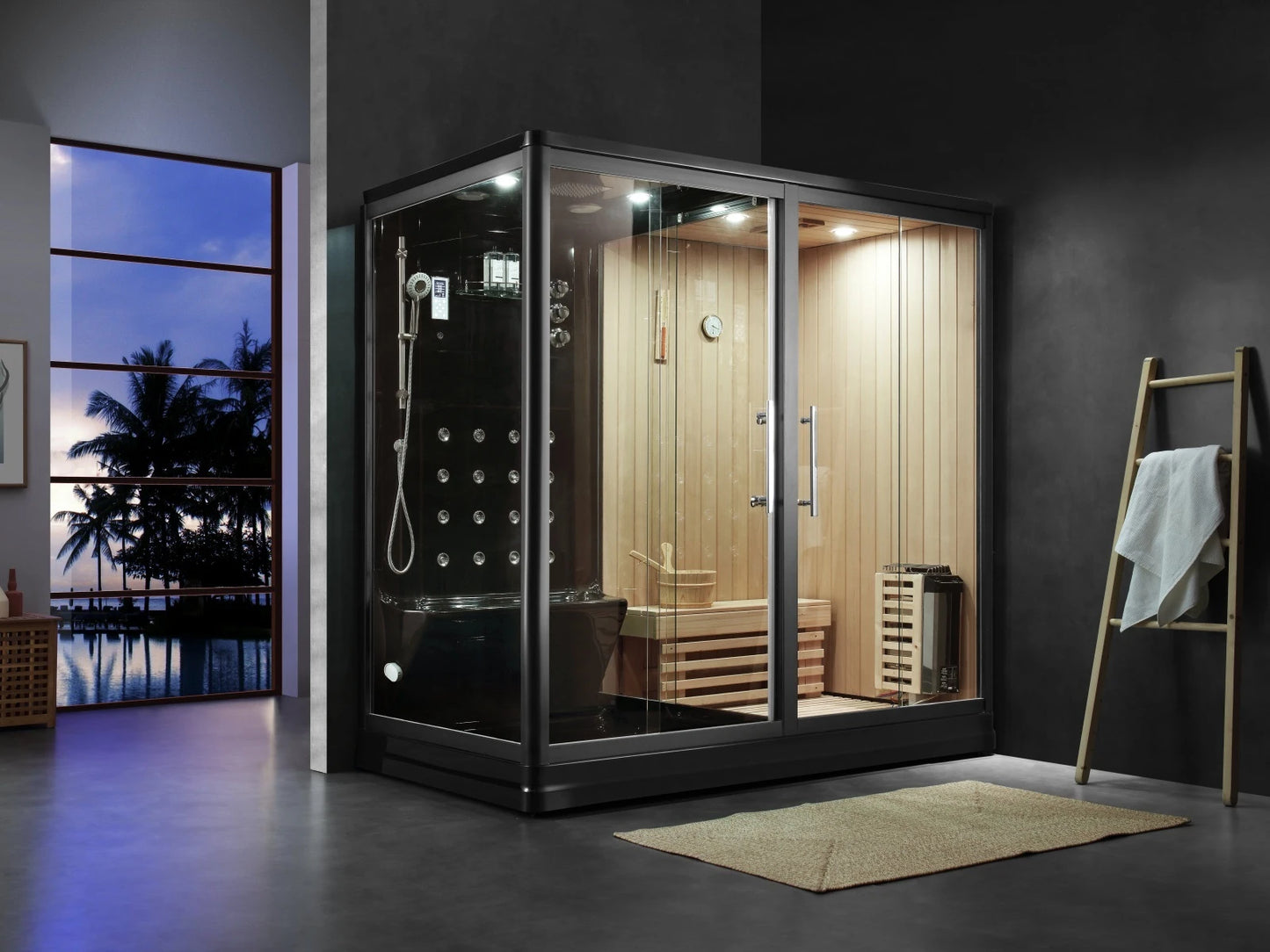 Buhar kabinli sauna - Sol model - Pico