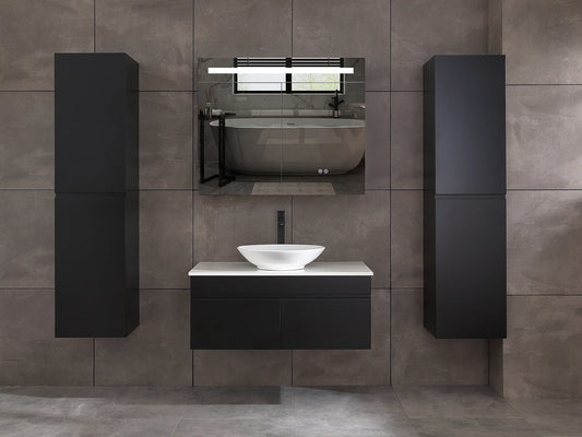 Bathroom furniture set - 2 wall cabinets - Greg