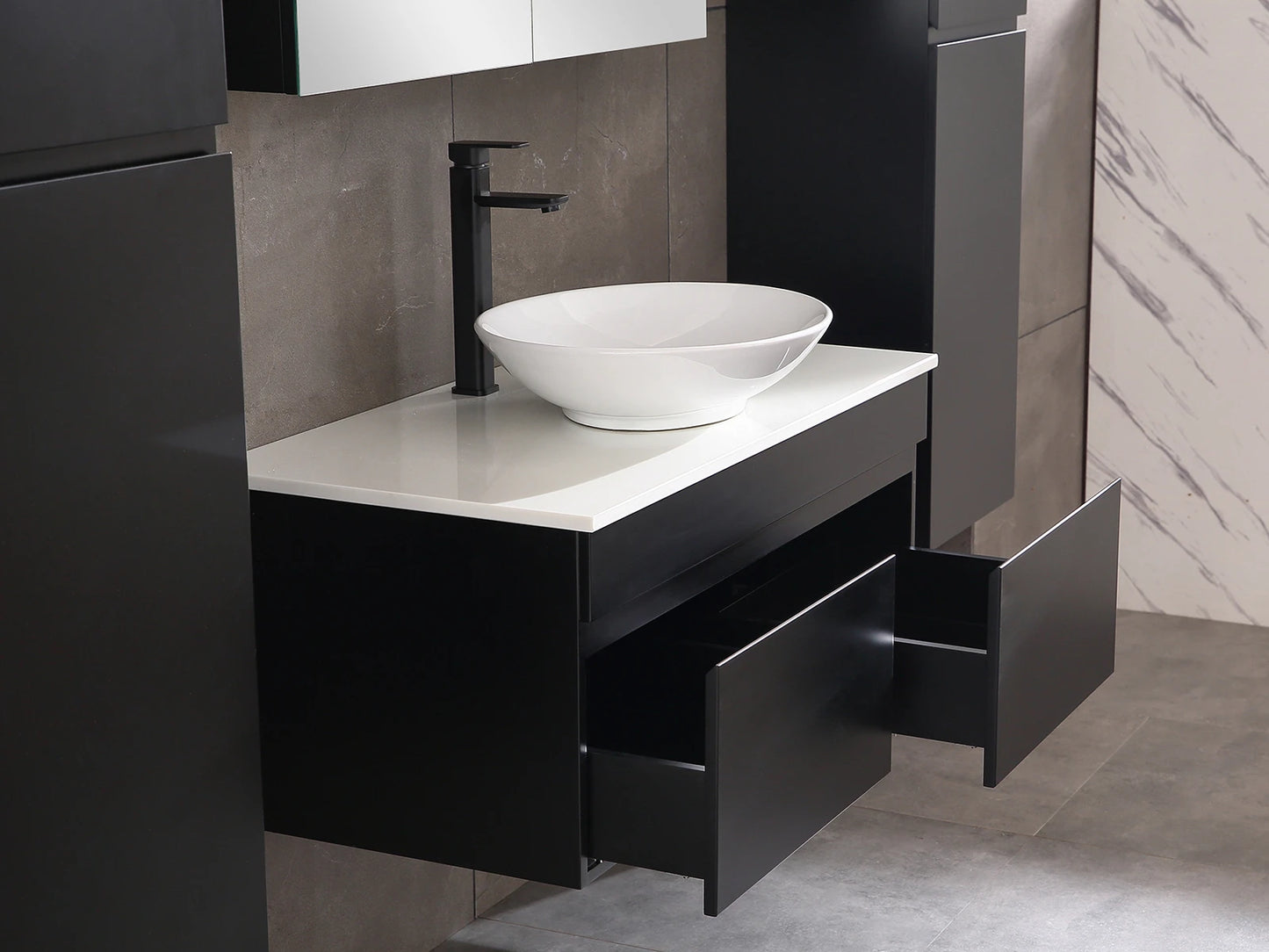 Banyo mobilya takımı - 2 duvar dolabı - Greg