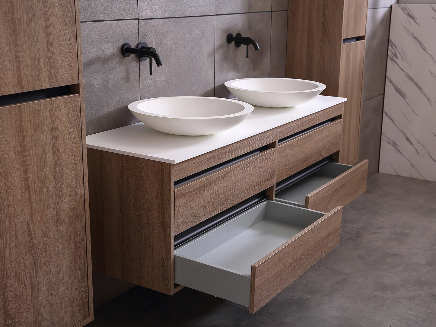 Banyo mobilyası alt dolap - Bradley