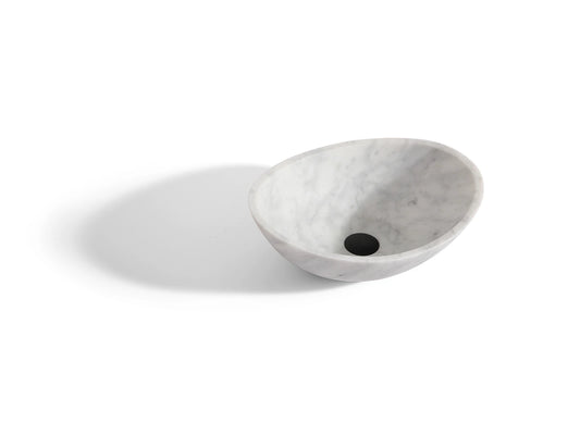 Countertop washbasin - Carrara marble - Seirra
