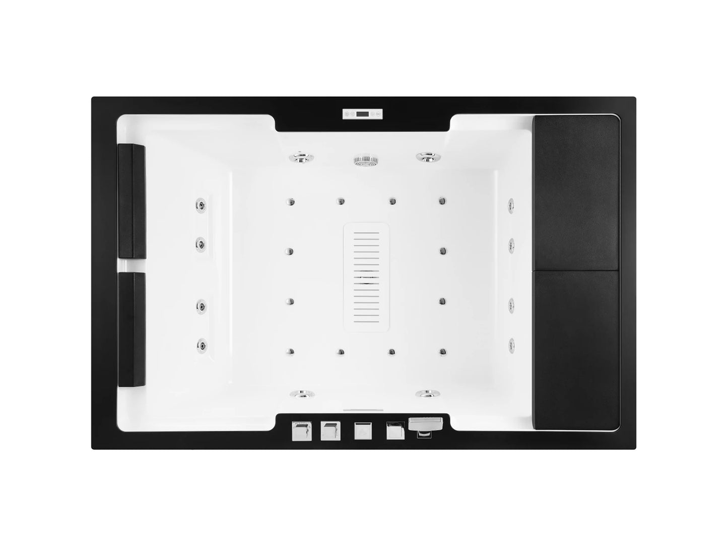2 person built-in massage bath - Copper