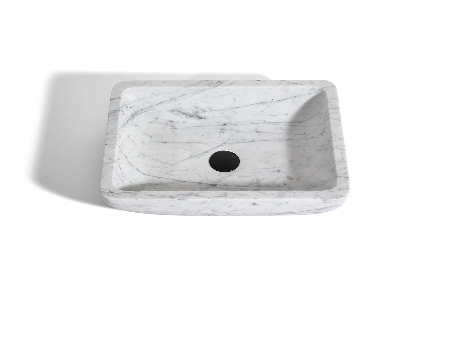 Tezgah üstü lavabo - Carrara mermer - Feroz