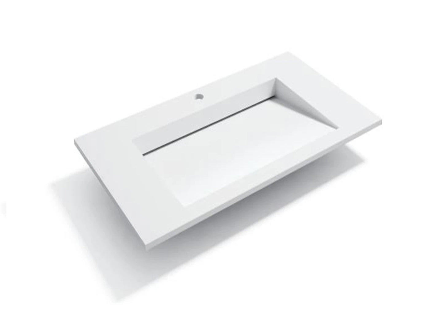 Built-in washbasin - Solid surface - Sheila