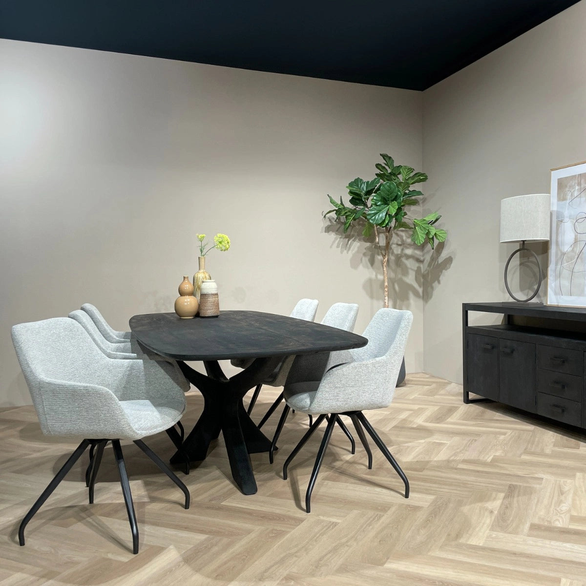 Livingfurn Yemek masası Brix Montreaux