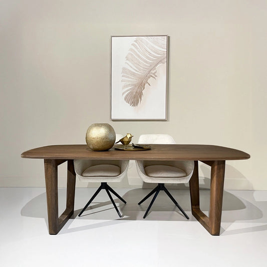 Livingfurn Dining table Cortez Brown