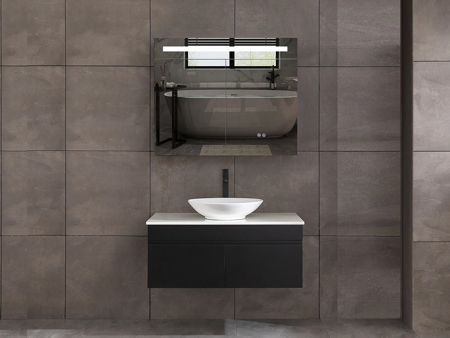 Banyo mobilya takımı - 2 duvar dolabı - Greg