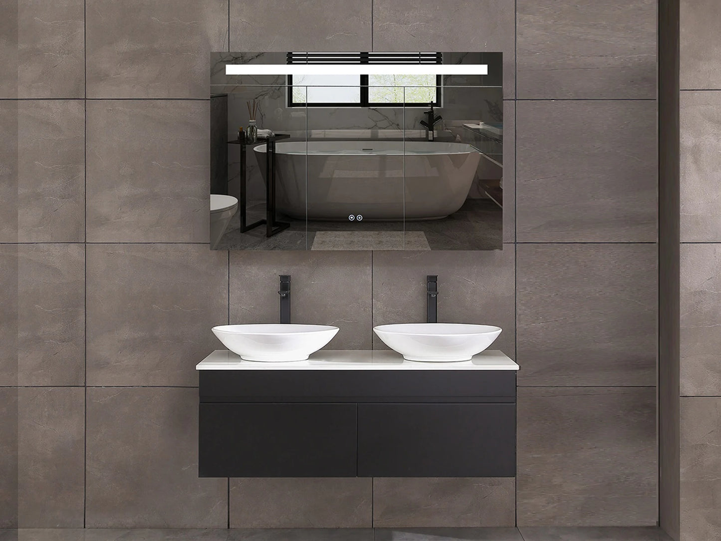 Banyo mobilya takımı - 2 duvar dolabı - Greg