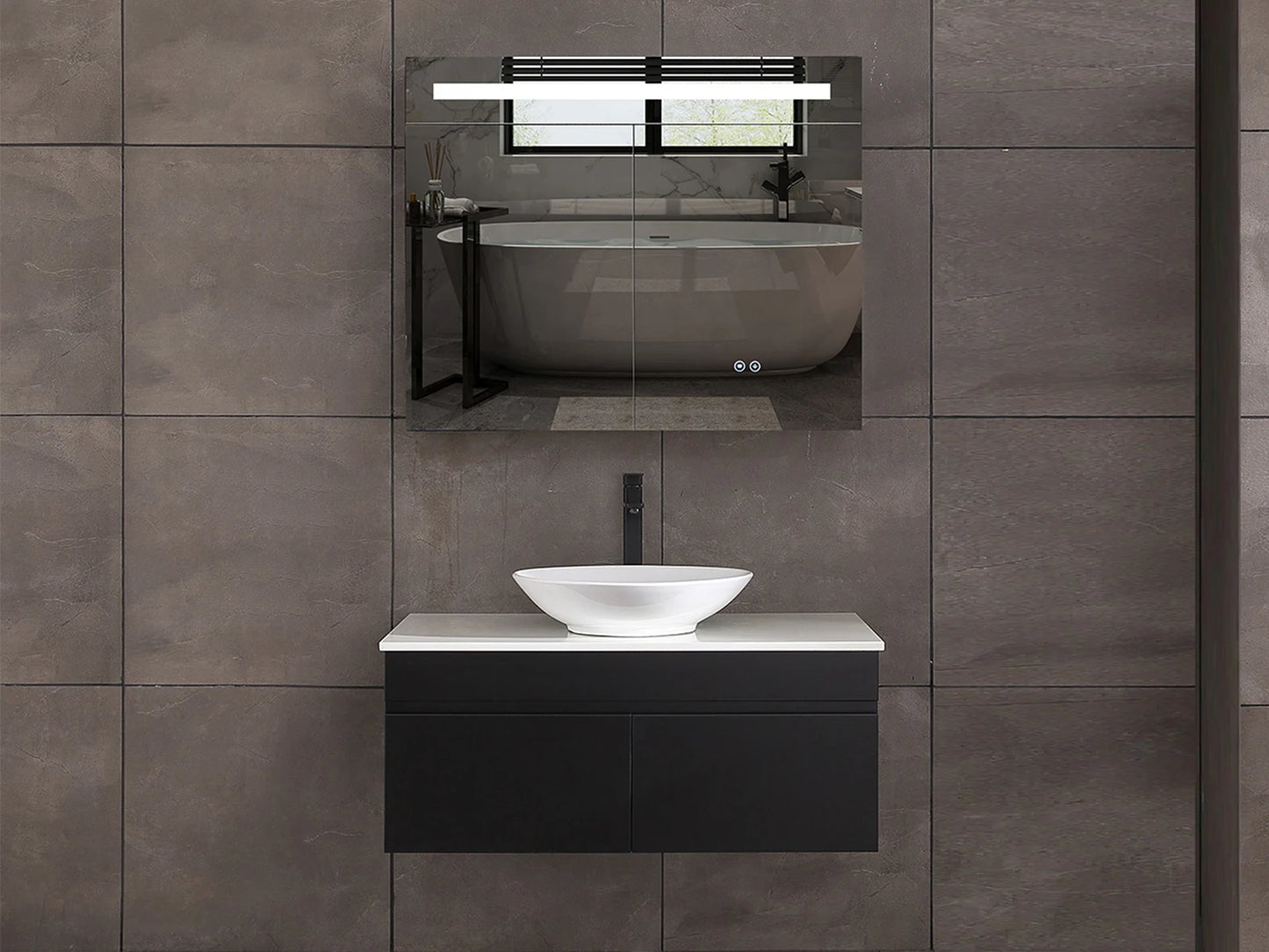 Banyo mobilya takımı - 2 duvar dolabı - Greg
