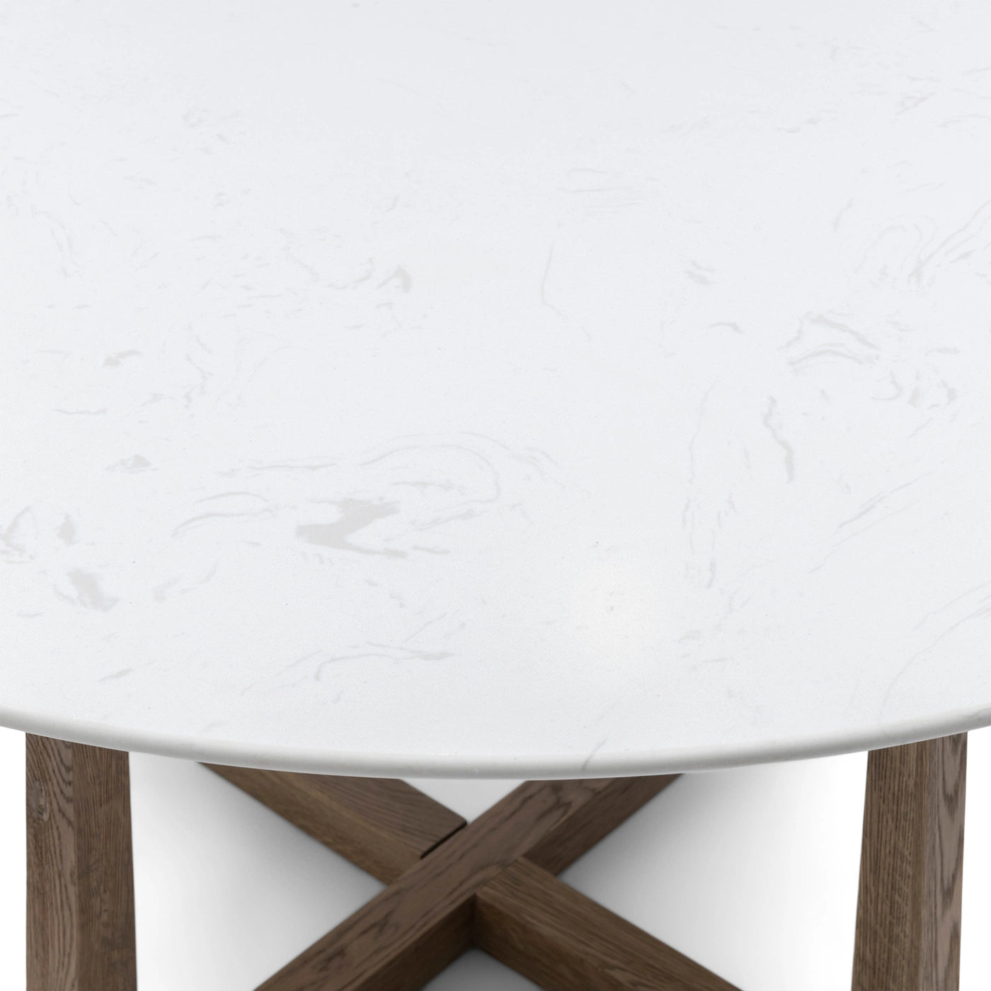 Rivièra Maison Dining table Casone Marble White Ø140cm