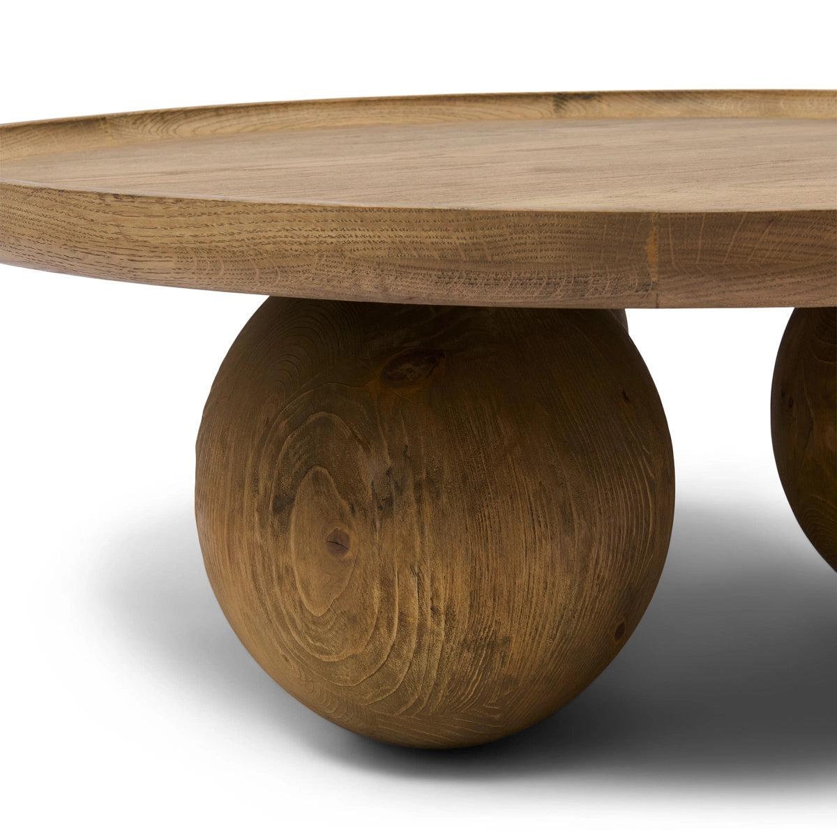 Riviera Maison Coffee Table Rockefeller Oak Ø100cm