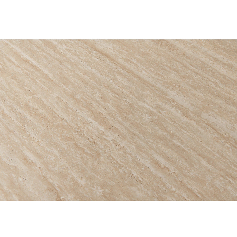 Pole to Pole Coffee Table Craft Travertine Look Ø50cm