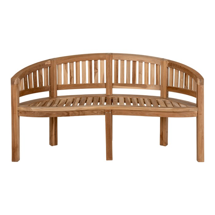 Boca Banan Bank - Natuurlijk, Teak, 150x60x85 cm