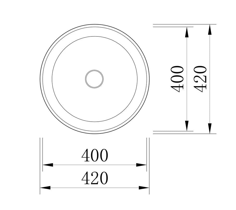Tezgah üstü lavabo NT2430G