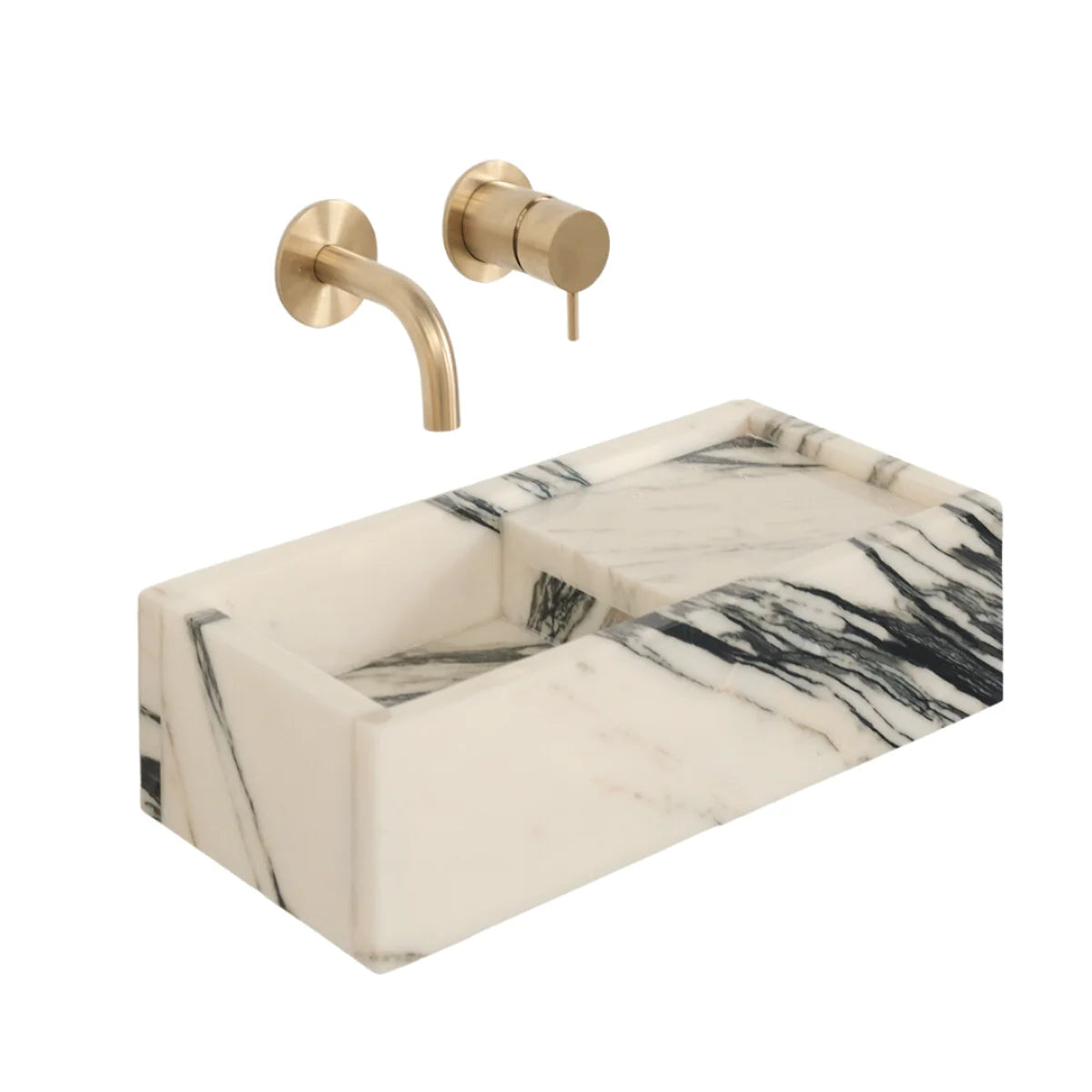Naleya Marble Fountain- Blue/White Marble 