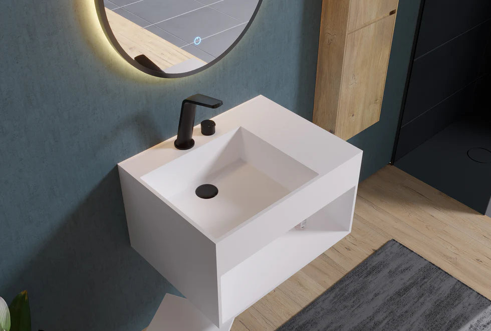 Duvara monte lavabo PB2158 mineral döküm