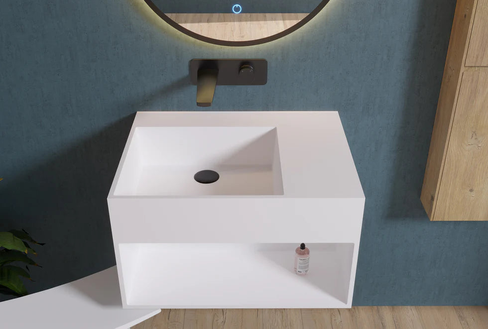 Duvara monte lavabo PB2158 mineral döküm
