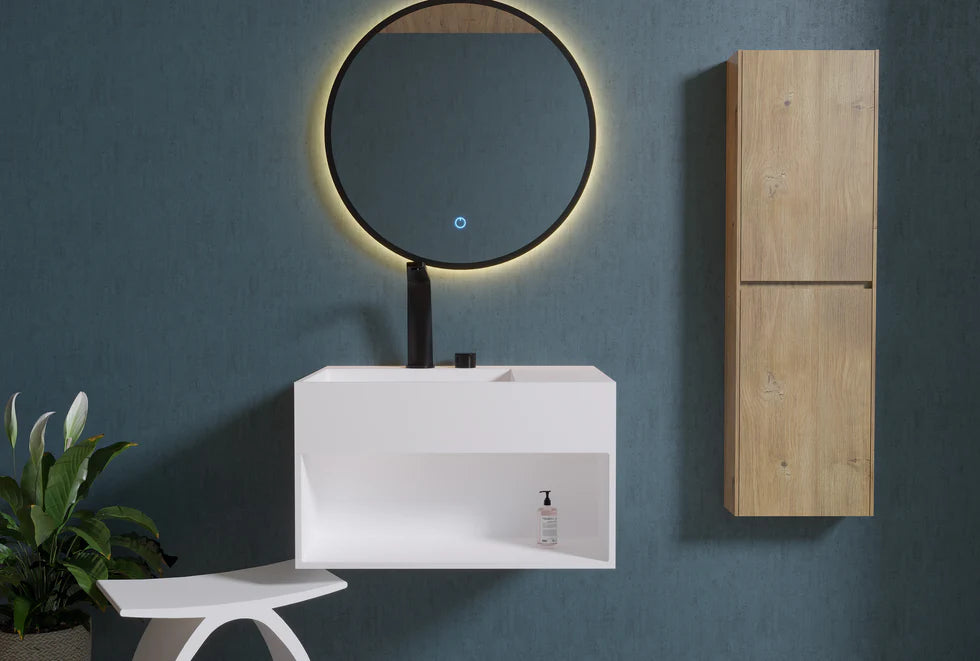 Duvara monte lavabo PB2158 mineral döküm