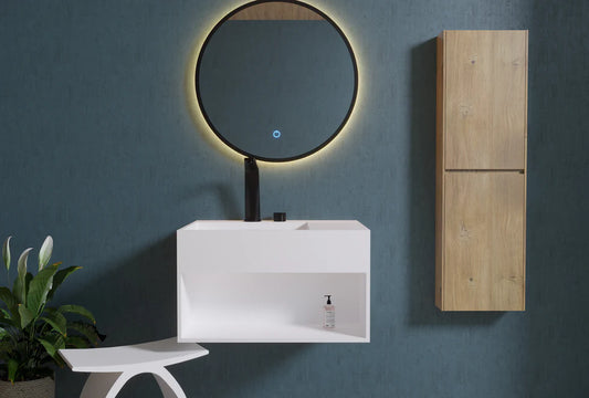 Duvara monte lavabo PB2158 mineral döküm