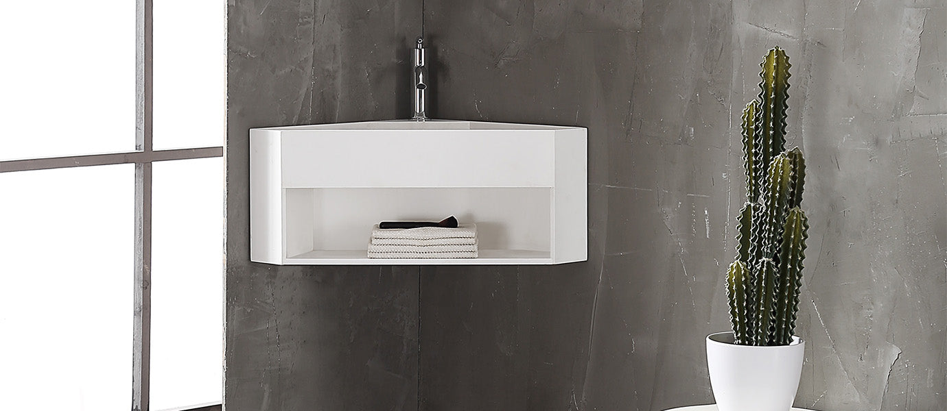 Katı Yüzey Köşe Lavabo TWG70