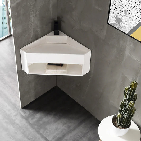 Katı Yüzey Köşe Lavabo TWG70