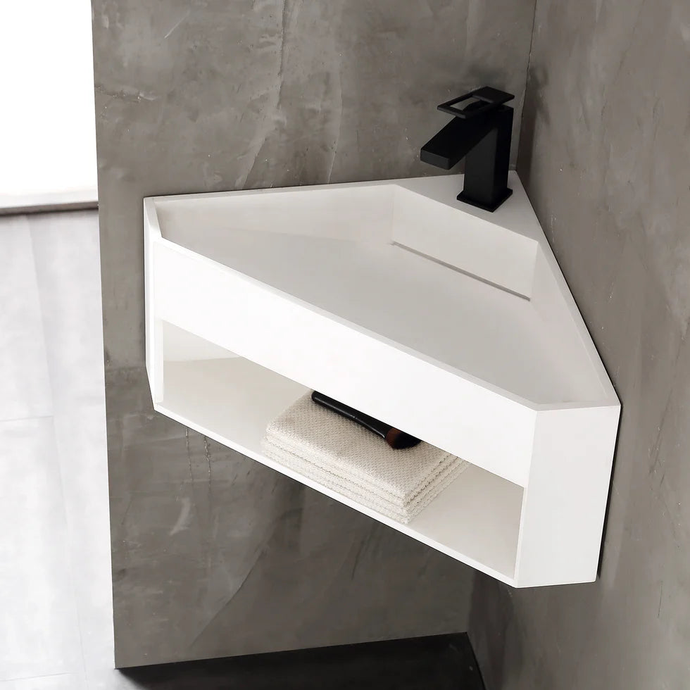 Katı Yüzey Köşe Lavabo TWG70